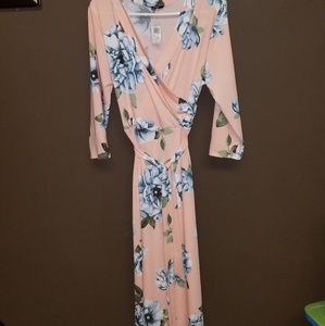Long sleeve maxi dress